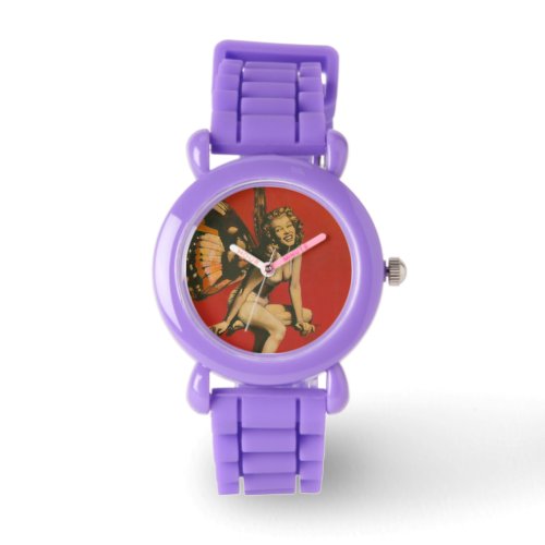 Vintage Fairy Pin_up Watch
