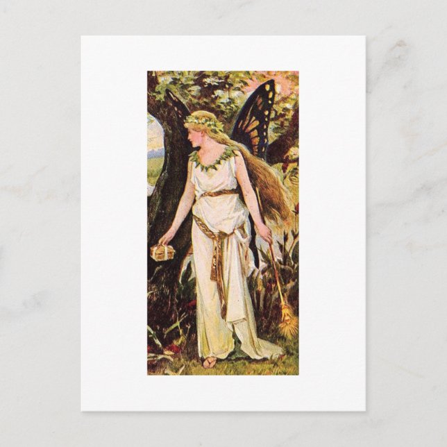 Vintage Fairy Postcard (Front)