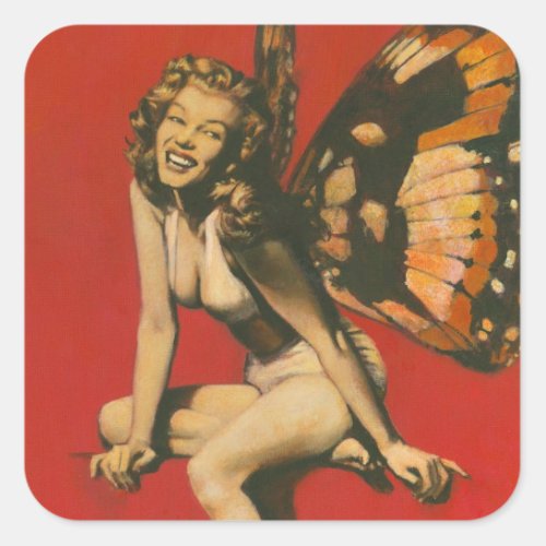 Vintage Fairy Sticker