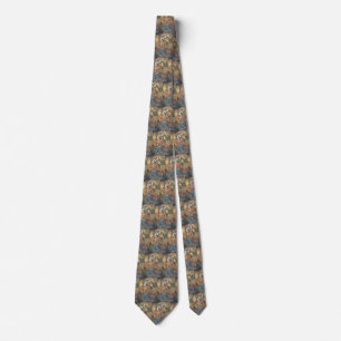 Vintage Fairy Tale, A Brave Knight and Dragon Neck Tie