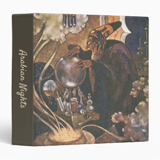 Vintage Fairy Tale, Aladdin and the Magic Lamp 3 Ring Binder