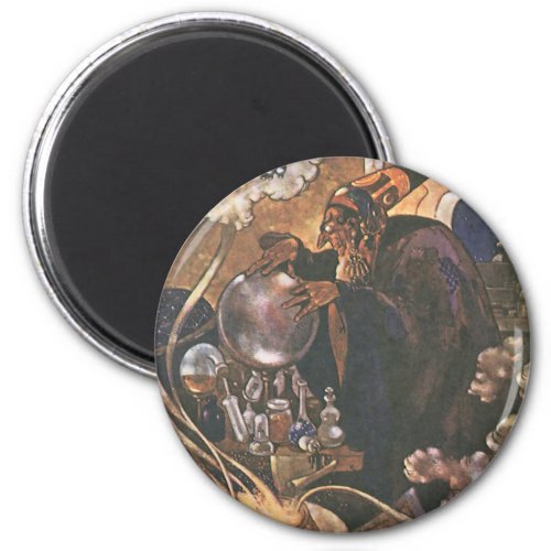 Vintage Fairy Tale Aladdin and the Magic Lamp Magnet