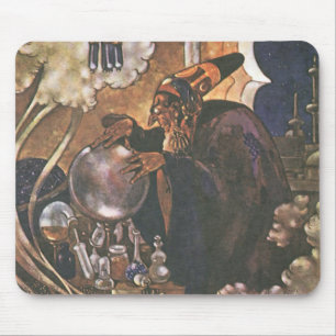 Vintage Fairy Tale, Aladdin and the Magic Lamp Mouse Pad