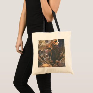 Vintage Fairy Tale, Aladdin and the Magic Lamp Tote Bag