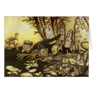 Vintage Fairy Tale, Band of Workmen by Rackham Cards
