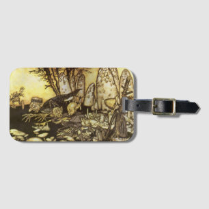 Vintage Fairy Tale, Band of Workmen by Rackham Luggage Tag