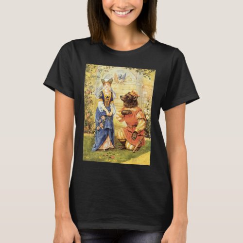 Vintage Fairy Tale Beauty and the Beast T_Shirt