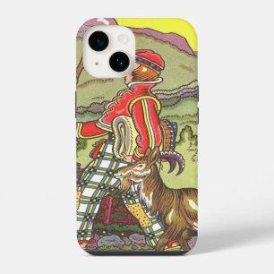 Vintage Fairy Tale, Boy and the North Wind, Hauman iPhone 14 Case