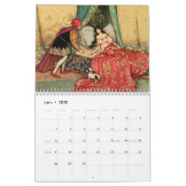 Vintage Fairy Tale Calendar