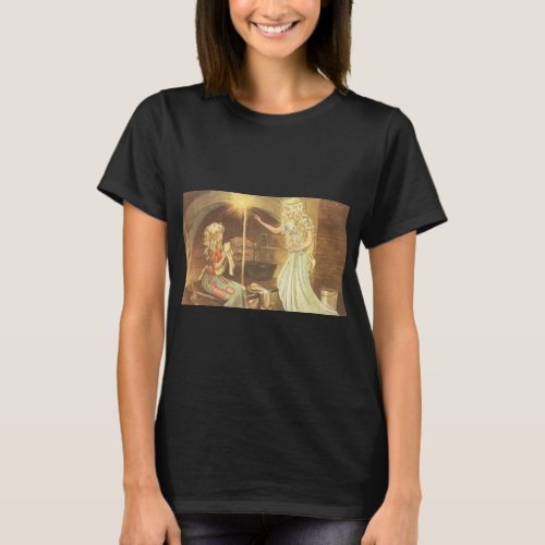 Vintage Fairy Tale Cinderella and Fairy Godmother T_Shirt