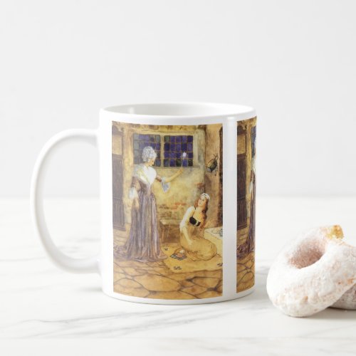 Vintage Fairy Tale Cinderella with Fairy Godmother Coffee Mug