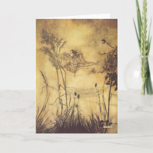 Vintage Fairy Tale, Fairy's Tightrope by Rackham Card