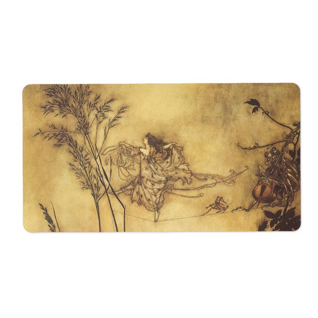 Vintage Fairy Tale, Fairy's Tightrope by Rackham Label (Front)