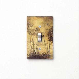 Vintage Fairy Tale, Fairy's Tightrope by Rackham Light Switch Cover