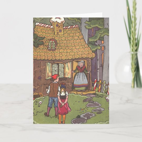 Vintage Fairy Tale Hansel And Gretel By Hauman Card