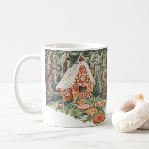 Vintage Fairy Tale Hansel and Gretel Candy House Coffee Mug