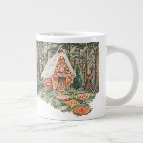 Vintage Fairy Tale Hansel and Gretel Candy House Giant Coffee Mug