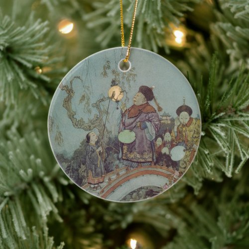 Vintage Fairy Tale Nightingale by Edmund Dulac Ceramic Ornament