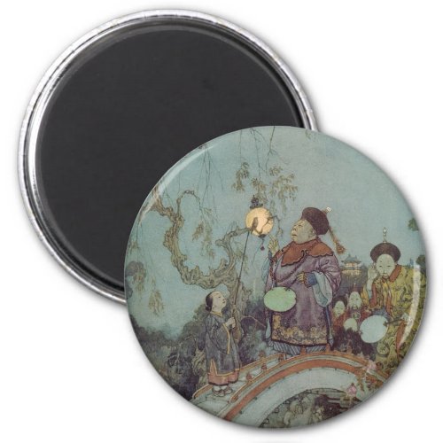 Vintage Fairy Tale Nightingale by Edmund Dulac Magnet