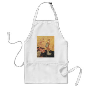 Vintage Fairy Tale Princess Badoura, Edmund Dulac Adult Apron