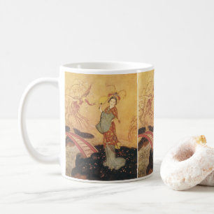 Vintage Fairy Tale Princess Badoura, Edmund Dulac Coffee Mug