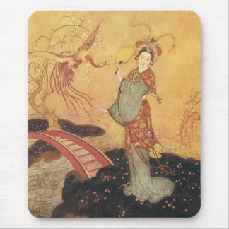 Vintage Fairy Tale Princess Badoura, Edmund Dulac Mouse Pad