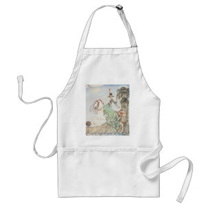 Vintage Fairy Tale, Princess Minette, Kay Nielsen Adult Apron