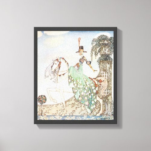 Vintage Fairy Tale Princess Minette Kay Nielsen Canvas Print