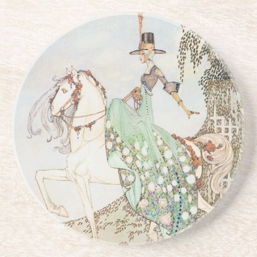 Vintage Fairy Tale Princess Minette Kay Nielsen Coaster