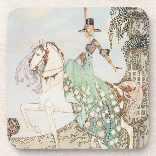 Vintage Fairy Tale Princess Minette Kay Nielsen Coaster