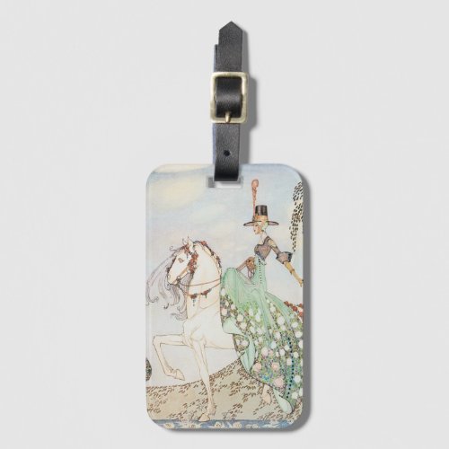 Vintage Fairy Tale Princess Minette Kay Nielsen Luggage Tag