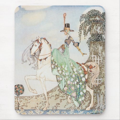 Vintage Fairy Tale Princess Minette Kay Nielsen Mouse Pad