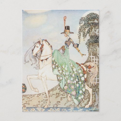 Vintage Fairy Tale Princess Minette Kay Nielsen Postcard