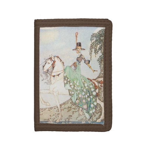 Vintage Fairy Tale Princess Minette Kay Nielsen Trifold Wallet