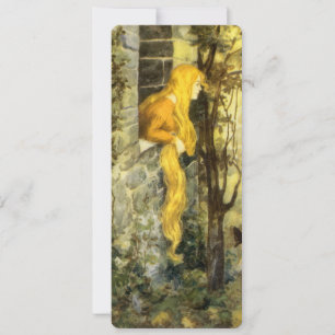 Vintage Fairy Tale, Rapunzel with Long Blonde Hair