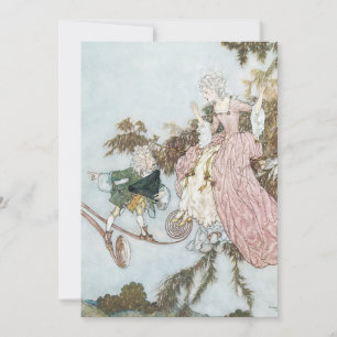 Vintage Fairy Tale Sleeping Beauty by Edmund Dulac Invitation