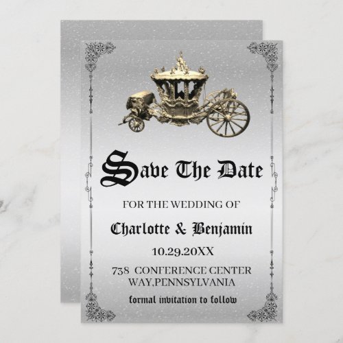 Vintage Fairy tale Wedding  Save The Date