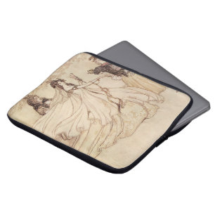 Vintage Fairy Tales, Cinderella by Arthur Rackham Laptop Sleeve