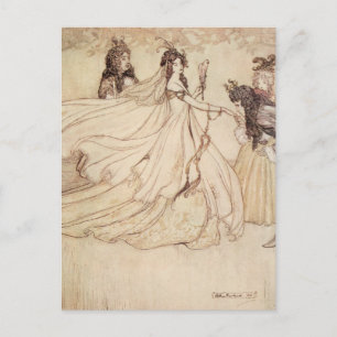 Vintage Fairy Tales, Cinderella by Arthur Rackham Postcard