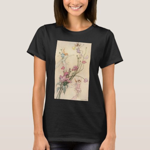 Vintage Fairy Tales Three Spirits Filled With Joy T_Shirt