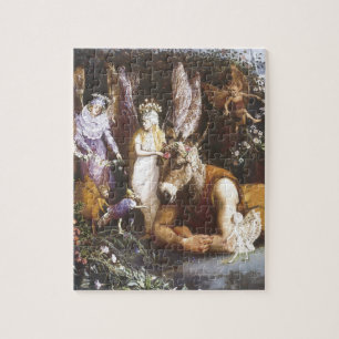 Vintage Fairy Titania and Bottom Jigsaw Puzzle