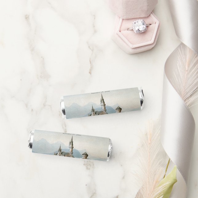 Vintage Fairytale Castle Rustic Forest Wedding Breath Savers® Mints (Wedding)