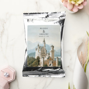 Vintage Fairytale Castle Rustic Forest Wedding Coffee Drink Mix