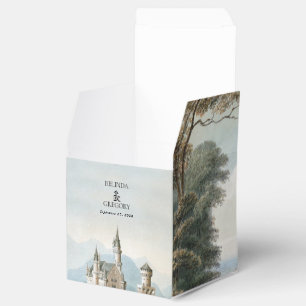 Vintage Fairytale Castle Rustic Forest Wedding Favor Boxes