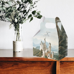 Vintage Fairytale Castle Rustic Forest Wedding Favor Boxes