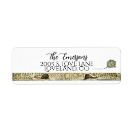 Vintage Fairytale Wedding  Label