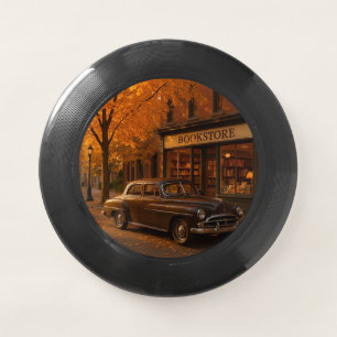 Vintage Fall/Autumn bookstore & car Wham-O Frisbee