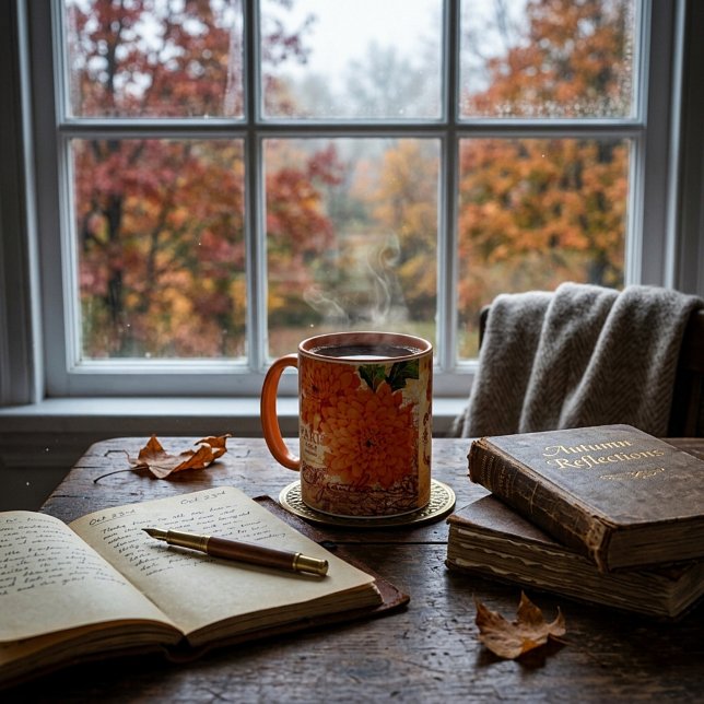 Vintage Fall chrysanthemums Mug (Creator Uploaded)