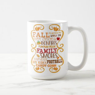 Vintage Fall Hay Ride Day Coffee Mug