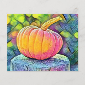 Vintage Fall pumpkins fall colors watercolor